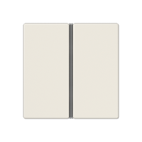 Jung A402TSA Двухклавишная крышка для KNX, в сборе, цвет: Белый, оттенок: Слоновая кость
