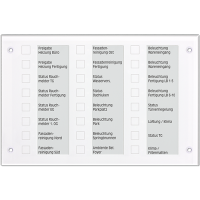 Jung MBT 2424 WW Сигнальная панель, Цвет: Белый