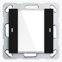 GVS CHPLE-02/02.2.03 Клавишный выключатель Plus 55 мм, 2 клавиши, чёрный