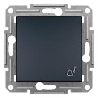 Interra 
					ITR0800171
				 Кнопка с 1 полюсом и значком звонка - Антрацит