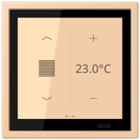 Jung LCZ 459 BFD1S237 KNX комнатный контроллер LS TOUCH, Цвет: Сиена, оттенок: Светлый, 31