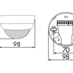 B.E.G. 92580 Потолочный датчик присутствия PD4-M-1C, цвет: Белый матовый, похожий RAL9010