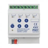 MDT AMS-0416.02 Актуатор релейный KNX/EIB 4x канальный с функцией измерения тока, 230В~, 16A