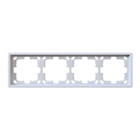 Jasmart Electric FD1004W Рамка серия FD 4-постовая, цвет белый глянцевый, FD1004W