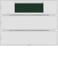 Berker 75662770 Клавишный сенсор, 2-канальный, с RTR, дисплеем, K.1, цвет: Белый, оттенок: Полярная белизна