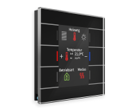 MDT BE-GT2TS.02S Стеклянная кнопка II Smart | серия .02