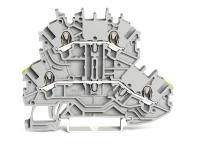 Wago 2000-2201/353-000 Двухуровневая клемма проходная/проходная, серые