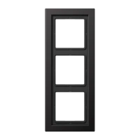 Jung ALD 2983 D Рамка 3-ная, вертикальный и горизонтальный монтаж, Лакированный алюминий, LS-DESIGN, темный (лакированный алюминий)