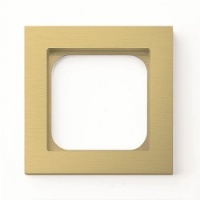 Basalte 001-08 Рамка, brushed brass, FT