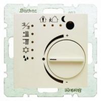 Berker 75441152 Регулятор температуры с кнопочным интерфейсом, S.1, белый, глянцевый, цвет: Белый, оттенок: Глянцевый