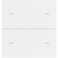 Letour LY/KC0202T10STENPCWHITESTRAIGHT Выключатель, 2 клав. 4 кнопки, белый