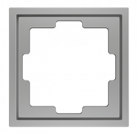 Zennio ZS70FR1S Рамка 70 x 70 для розеток, ZS71, цвет: Серебряный