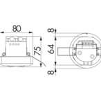 B.E.G. 92563 Сумеречный выключатель CdS-DALI/DSI, цвет: белый matt, похожий RAL9010