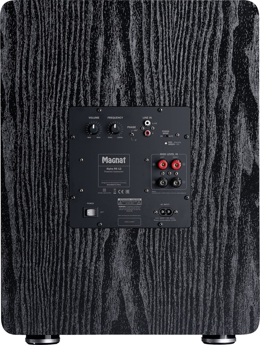 Magnat 236437 Активный сабвуфер Magnat Alpha RS 12 black, цвет: Чёрный