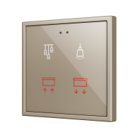 Zennio ZVIFR70X4 Выключатель сенсорный KNX Flat RGB 70 X4, 4 кнопки, 70x70, кастомизируемый