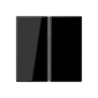 Jung A402TSASW Двухклавишная крышка для KNX, в сборе, цвет: Чёрный