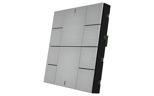 Interra ITR340-0010 iSwitch+ - 10-кнопочный KNX выключатель, алюминий, натуральный алюминий матовый