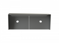 ABB 41384RH Козырёк, 2\х, для ниши, алюминий