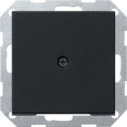 Jung LS990ASWM LS990 Вывод кабеля, цвет матовый черный