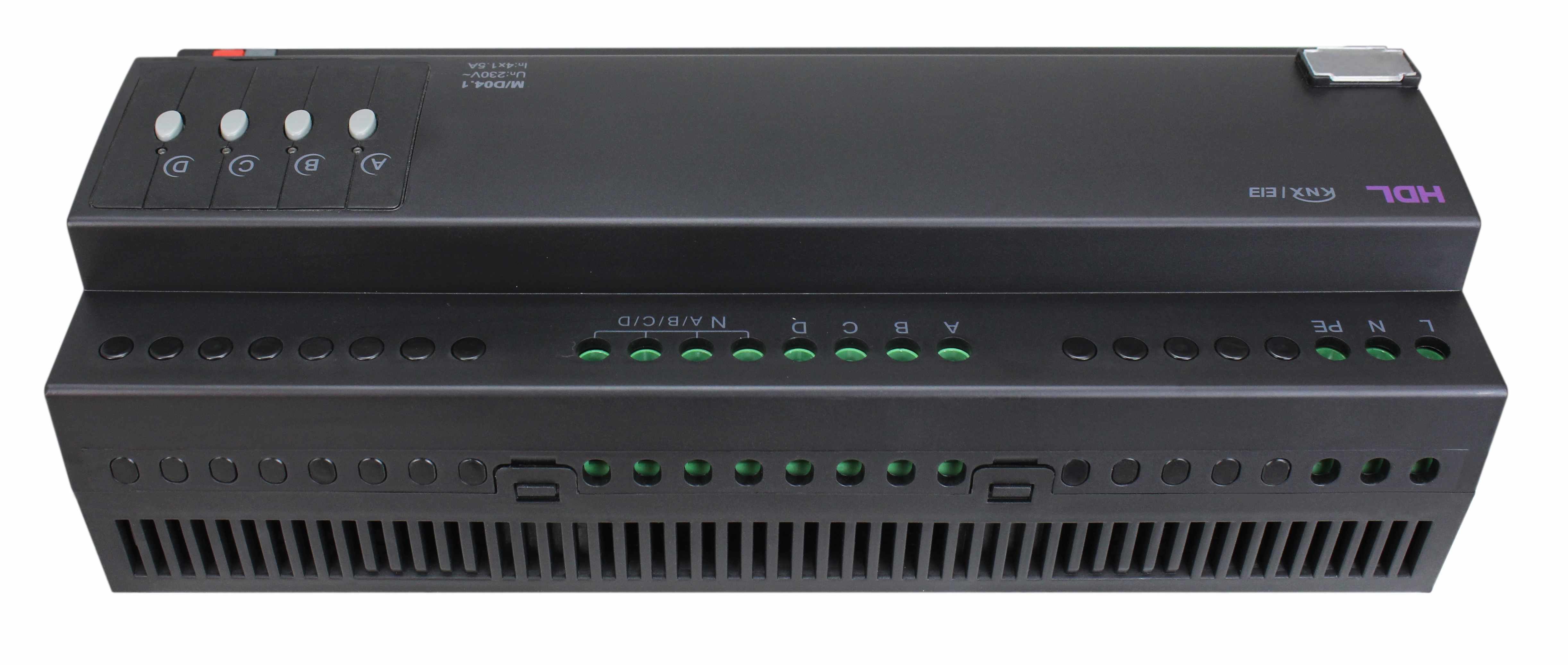HDL HDL-M/D04.1 DIN диммер 4-канальный, 1,5А на канал, KNX