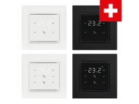 Elsner 70991 Регулятор температуры Cala KNX T 201/202 Sunblind CH, кнопка для затенения