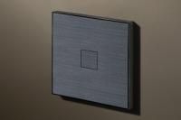 Lithoss Выключатель Squares Gunpowder Black, Цвет: Черный ,оттенок: Порох