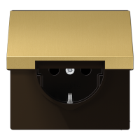 Jung ME1520KIKLC Штепсельная розетка SCHUKO 16A 250V~ с крышкой, защитой от детей
