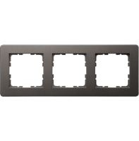 Jasmart Electric G1103Z Рамка G-Flex 3-постовая, цвет Мокко, G1103Z