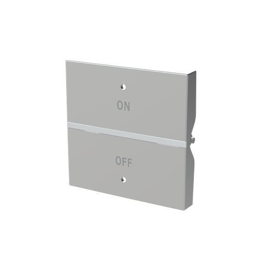 ABB N2221.5 PL N2221.5 PL — Крышка клавишного переключателя Символ включения/выключения KNX — 2M — серебристый