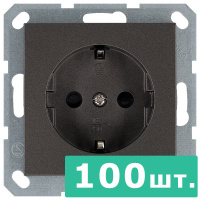 Jasmart Electric G5501Z-100 Розетка SHUKO© с защитными шторками 16A 250V~ 2P+T, цвет Мокко,  JASMART, набор, 100 шт.