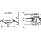 B.E.G. 92119 Шинная система PD2N-LTMS-RR, цвет: Белый матовый, похожий RAL9010