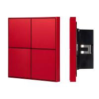 Arlight 039668 INTELLIGENT ARLIGHT Кнопочная панель KNX-304-23-IN Rose Red (BUS, Frame) (IARL, IP20 Металл, 2 года) 039668