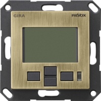 Gira Информационный дисплей М217 Дисплей Revox 0539603, цвет: Бронзовый
