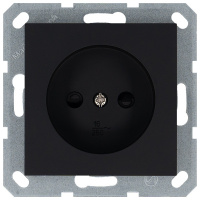 Jasmart Electric G5503B Розетка без заземления с защитными шторками 16A 250V~ 2P, цвет Антрацит, G5503B