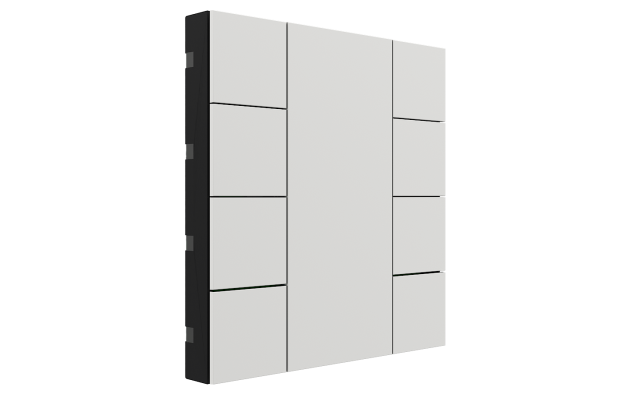 Interra ITR340-0803 iSwitch+ - 8-кнопочный KNX выключатель, пластик, белый