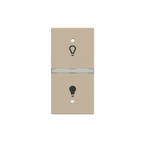 ABB N2121.1 CV N2121.1 CV — Крышка рокера Световой символ KNX — 1M — Шампанское