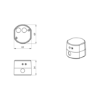 B.E.G. 93016 Сумеречный выключатель CdS-LC-SM, цвет: Чёрный