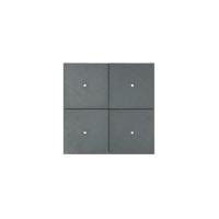 Tense KNX_INTFADG4 Сенсорный выключатель KNX Intensity Forged Alu Dark Grey 4F, цвет: Серый
