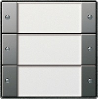 Gira 213320 Комплект клавиш, 3 шт., цвет: Нержавеющая сталь