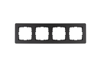 Jasmart Electric G1104B Рамка G-Flex 4-постовая, цвет Антрацит, G1104B