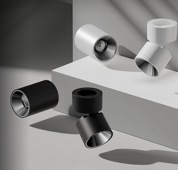 Yeelight YP-0304-W Накладной светильник Yeelight Pro E20 мощность 10 Вт, угол рассеивания 24°, поворотный, белый (со сгибом)