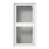 Jung LS 582 A WW Накладная коробка 2-ная, duroplastic, Серия LS, белый