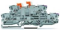 Wago 2002-2958 2-уровневая клемма с размыкателями, 2,5 (4) мм2