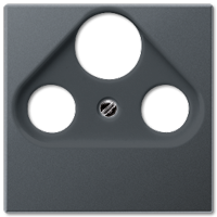 Jung A561BFPLSATANM A500 Накладка TV/FM/SAT, матовый антрацит