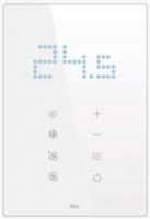 BESKNX SR591210WH/B Cubik-TL Сенсорная панель вертикальная термостат со встроенным светодиодным индикатором, цвет: Белый