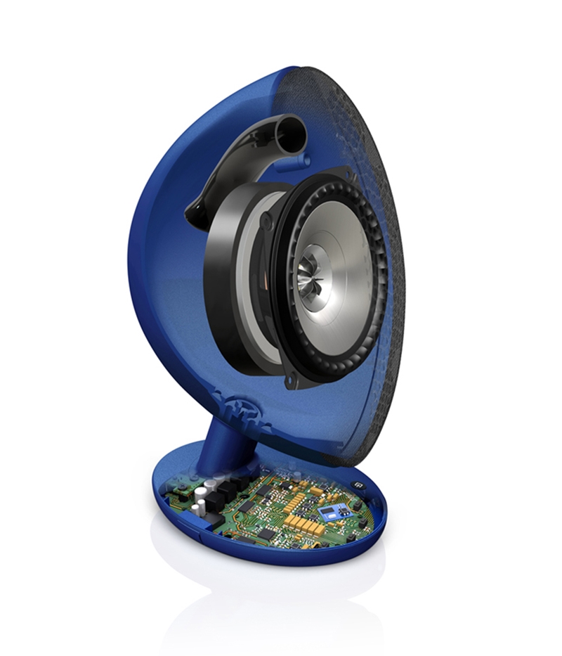 Kef 137937 Полочная акустика KEF EGG blue, цвет: Синий