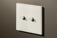 Lithoss LI0010134 Двухпозиционный переключатель Cockpit, цвет: Белый, оттенок: Матовый  RAL9010 (конус)