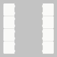 GVS CHKAM-08/55.1.00 Клавиши для CHPBD, 8 шт. белый матовый