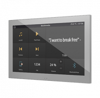 Zennio ZVIZ100S Цветная емкостная сенсорная панель с 10-дюймовым дисплеем Z101, цвет: Серебряный