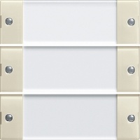 Gira 213301 Комплект клавиш, 3 шт., цвет: Белый, оттенок: Кремовый, глянцевый